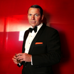 Frank Sinatra Lookalike Soundalike Portrait In Tuxedo